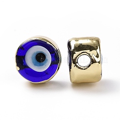 Fatti a mano a lume perle di malocchio&nbsp;LAMP-P057-05G
