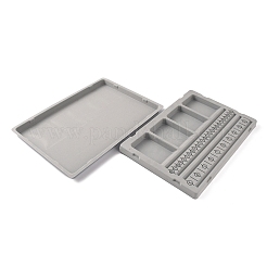 Beflockte Perlen-Designtafeln aus Harz&nbsp;TOOL-WH0134-69B