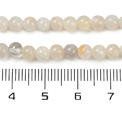 Opalo blancos naturales hebras&nbsp;X-G-D294-4mm-01
