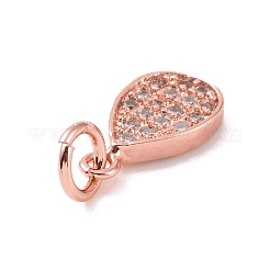 Ottone micro spianare pendenti zirconi&nbsp;KK-I614-064RG