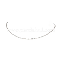 Collares de cadena con clip de acero inoxidable 304 de 2.5 mm&nbsp;NJEW-JN05503