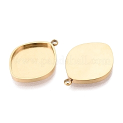 Cabochon-Anhängerkomponente aus Edelstahl 304&nbsp;STAS-Q113-18D-G
