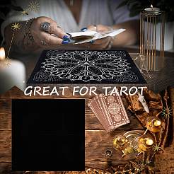 2 mantel cuadrado de terciopelo para tarot para adivinación.&nbsp;AJEW-CN0007-62A