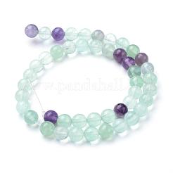 Chapelets de perles en fluorite naturel&nbsp;G-T055-6mm-22