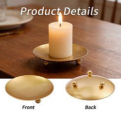 Portacandele in ferro per natale&nbsp;AJEW-WH0455-382G