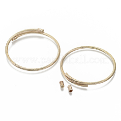 Legierung Manschette Armreifen machen&nbsp;PALLOY-N158-035LG