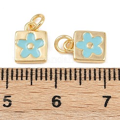 Messing Emaille Anhänger / charms&nbsp;KK-H078-02A-G02