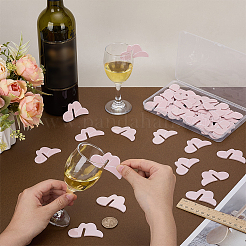 50 ciondoli per bicchiere di vino in acrilico&nbsp;AJEW-FG0005-09