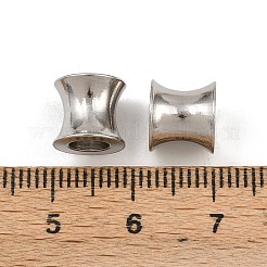 Cuentas europeas de acero inoxidable 304 resistentes al deslustre&nbsp;LS-STAS-E039-1