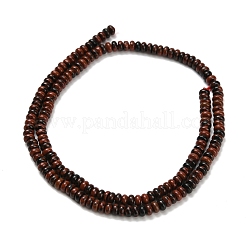 Natur Mahagoni Obsidian Perlen Stränge&nbsp;G-Z110-B28-2x4mm