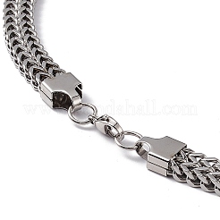 Anlaufgeschützte Schlangenkette aus 304 Edelstahl mit Karabinerverschluss für Männer und Frauen&nbsp;STAS-K249-03C-P