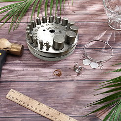 Ensemble de fraises à disque rondes en acier à haute teneur en carbone&nbsp;TOOL-WH0039-65