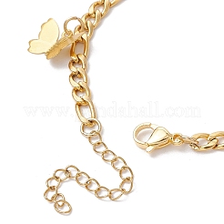 Bracciali in acciaio inox 304 con catene figaro&nbsp;BJEW-JB11604