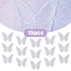 Computergesteuerte Stickerei Stoff zum Aufbügeln / Aufnähen von Patches&nbsp;DIY-HY0001-56