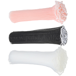 3 sachet de 3 couleurs de papier d'emballage de bouquet de fleurs en organza&nbsp;DIY-CY0001-79