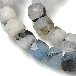 Natürliche Aquamarin Perlen Stränge&nbsp;G-B088-E10-04