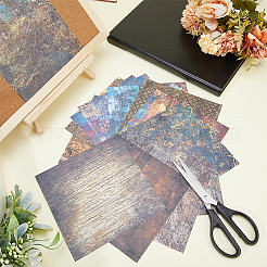 24 pz 12 tamponi di carta per album di ritagli&nbsp;DIY-WH0028-47A