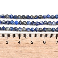 Natürlicher Lapislazuli Perlenstränge&nbsp;G-RM250104-A6