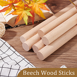 Bâtons en bois de hêtre&nbsp;FIND-WH0152-345