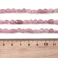 Natürliche madagaskars Rosenquarzperlen Stränge&nbsp;G-Z159-A01