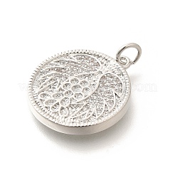 Messing micro pave klare zirkonia anhänger&nbsp;KK-L225-041P