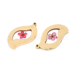 Pendentifs en résine époxy en acier inoxydable 304&nbsp;STAS-T072-32