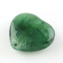 Herz Nachahmung Edelstein Acryl-Perlen&nbsp;OACR-R018-05