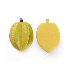 Cabochons en résine à thème de fruits&nbsp;CRES-X0010-14