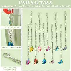 10 pz 304 decorazioni pendenti in acciaio inossidabile&nbsp;HJEW-UN00012