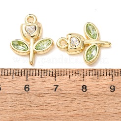 Alliage avec pendentifs en strass&nbsp;AL-CBA7256-01G-01
