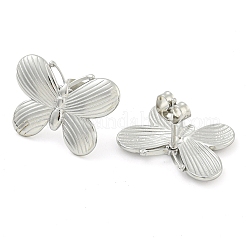 Anlaufgeschützte Ohrstecker aus 304 Edelstahl für Damen&nbsp;EJEW-S227-42P