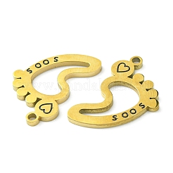 Pendentifs de polissage manuel en acier inoxydable 304 avec placage ionique (IP)&nbsp;STAS-C075-37G