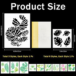 9 hoja de plantillas de pintura para dibujar mascotas.&nbsp;DIY-WH0430-340