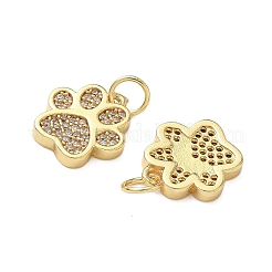 Pendentifs avec zircon cubiques à micro-pavés en laiton&nbsp;KK-L243-23G