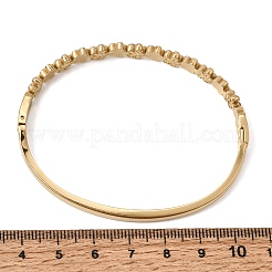 Bracelets manchettes articulées en acier inoxydable 304 avec strass et fleurs en cristal pour femmes&nbsp;SA-CBA61B8-12G