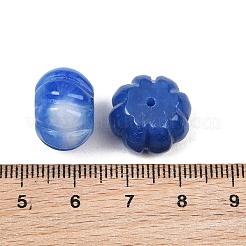 Perles sculptées en jade naturel teint du Myanmar et en jade birman&nbsp;GG-CBAC08B-03D