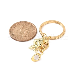Gesten-Anhänger keychains der Legierung ja ja&nbsp;KEYC-JKC00425-02