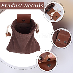 1 x faltbare Werkzeugtasche aus Canvas und PU-Leder&nbsp;ABAG-GF0001-38