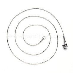 Collar de cadena de eslabones Boston de acero inoxidable 304 que no se deslustra&nbsp;NJEW-S420-005C-P