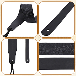 3 Stück 3 Stile verstellbarer Schultergurt aus PU-Leder für Gitarre&nbsp;AJEW-CL0003-60