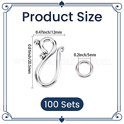 100 borsa con ganci e occhielli in stile tibetano&nbsp;FIND-SP0006-14
