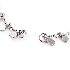 Fabrication de bracelets de chaînes gourmettes en laiton&nbsp;AJEW-JB00883