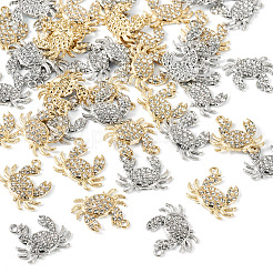 40 Uds. Colgantes de rhinestone de aleación de 2 colores&nbsp;FIND-TA0010-67