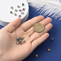 20 pz 303 ciondoli in strass in acciaio inossidabile&nbsp;STAS-YW0001-17