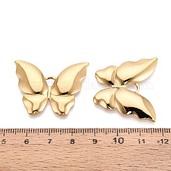 Pendentifs papillon en acier inoxydable 304&nbsp;STAS-T069-20G