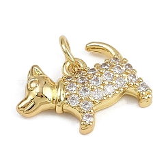 Pendentifs en laiton zircon cubique transparent&nbsp;KK-Z123-08G