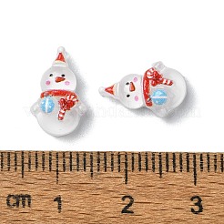 Harz-Cabochons der weißen Weihnachtsserie&nbsp;CRES-Q006-02F