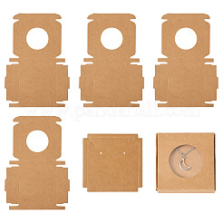 Quadratische Schmuckaufbewahrungsboxen aus Kraftpapier&nbsp;CON-TAC0001-04C