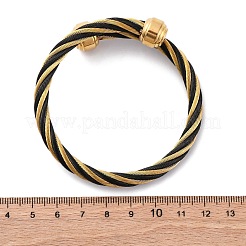 Bracelets joncs torques en acier inoxydable 304 pour femmes&nbsp;BJEW-P310-23MC