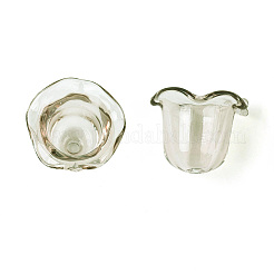 Transparentes bouchons acrylique de perles&nbsp;TACR-T028-58B